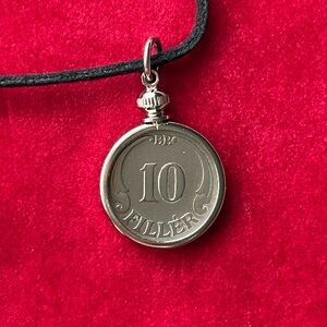 Hungary Coin Pendant Necklace